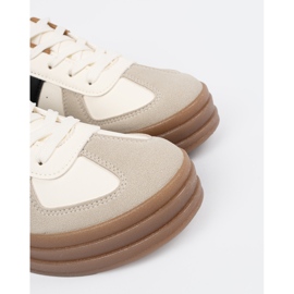 Shelvt Beige sportskor för kvinnor 1
