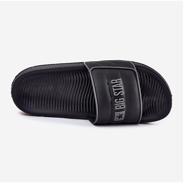 Mäns Big Star RR174A043 Black Flip -flops svart 1