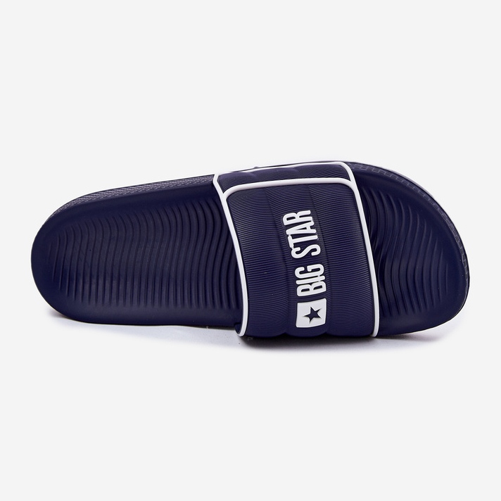 Mäns Big Star RR174A045 Navy Blue Slippers blå 2