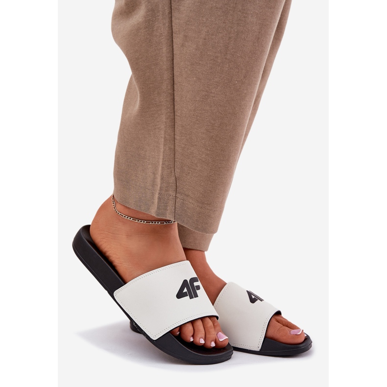 Kvinnors flip flops 4f 4frm00fslif010-10s vit 1