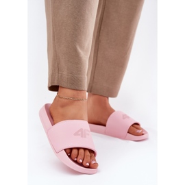 Kvinnors flip flops 4f 4frm00fslif010-56s rosa 3
