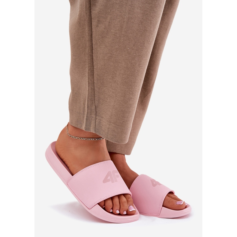 Kvinnors flip flops 4f 4frm00fslif010-56s rosa 1