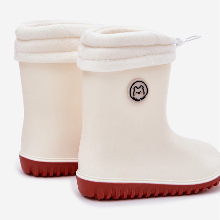 Inna Barns galoser med lätt pärlvärmare beige 2
