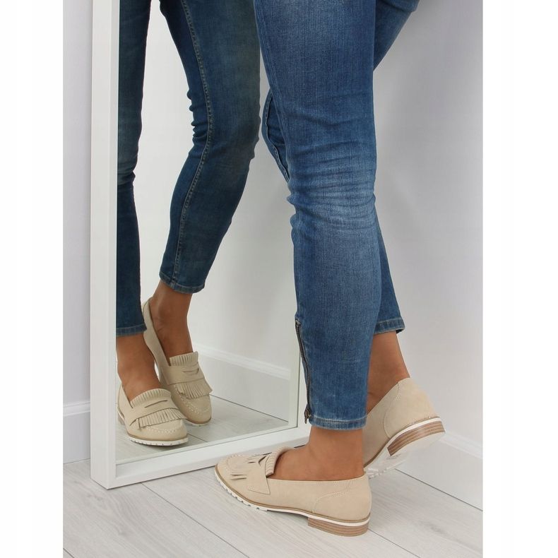 Dam beige loafers 1174 Beige 2