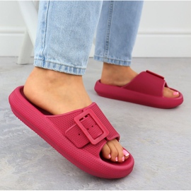 Big Star Kvinnors sportflip flops på en tjock ensamrosa storstjärna RR274A583 6