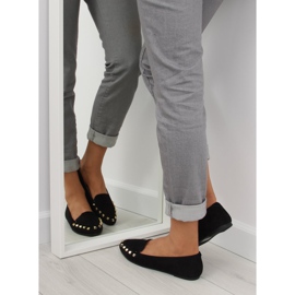 Svarta dam loafers med dubbar svart 1388 Svart 1
