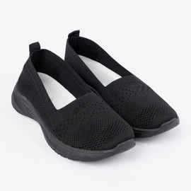 Shelvt Svarta slip-on sportskor 3