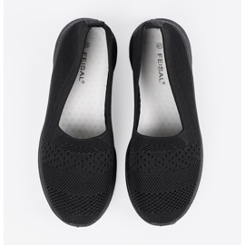 Shelvt Svarta slip-on sportskor 4