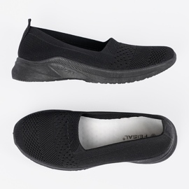 Shelvt Svarta slip-on sportskor 5