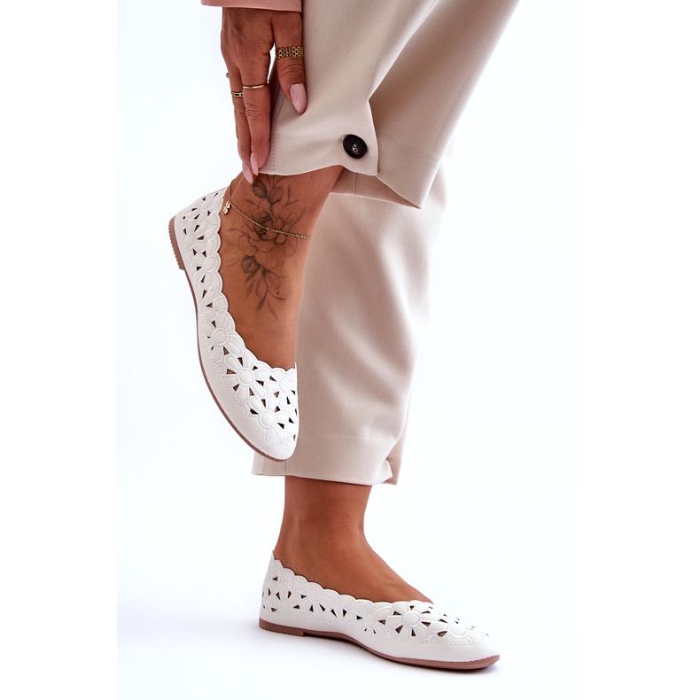 Evento Genombruten glänsande Ballerina Vit Visionär för kvinnor 2