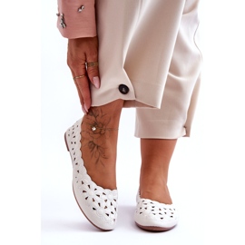 Evento Genombruten glänsande Ballerina Vit Visionär för kvinnor 4