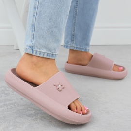 Skum flip flops för poolstrand med nallebjörnrosa Vinceza 75210 6