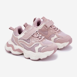 Inna Barns sneakers på en tjock sula rosa 1