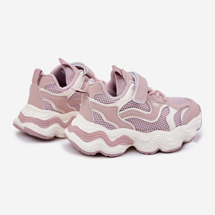 Inna Barns sneakers på en tjock sula rosa 2