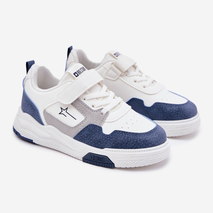 Lätt baby sneakers Big Star RR374053 Vit och blått 1