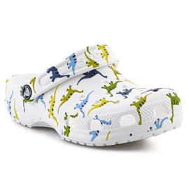 Barns trosor Crocs Classic Character Print Clog 209695-9dh White vit 2