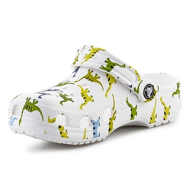 Barns trosor Crocs Classic Character Print Clog 209695-9dh White vit 4