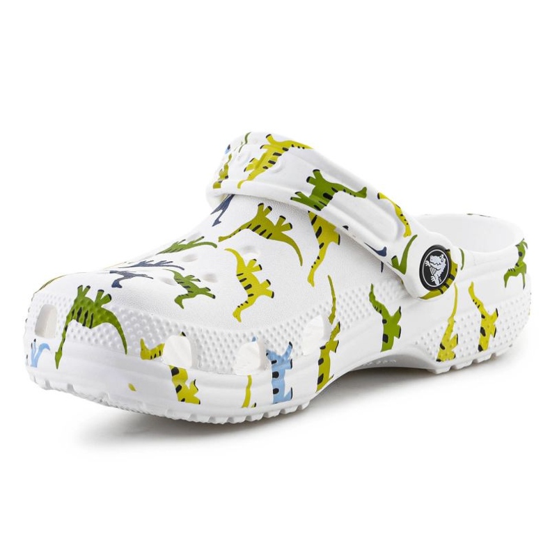 Barns trosor Crocs Classic Character Print Clog 209695-9dh White vit 4