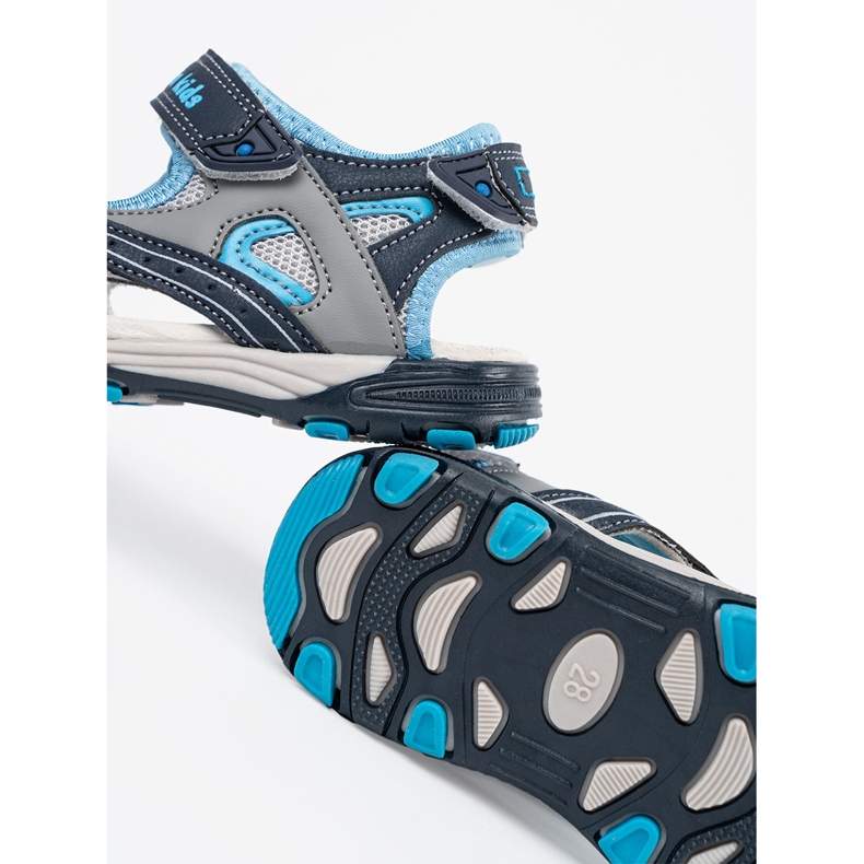 Shelvt Marinblå pojkesandaler 1