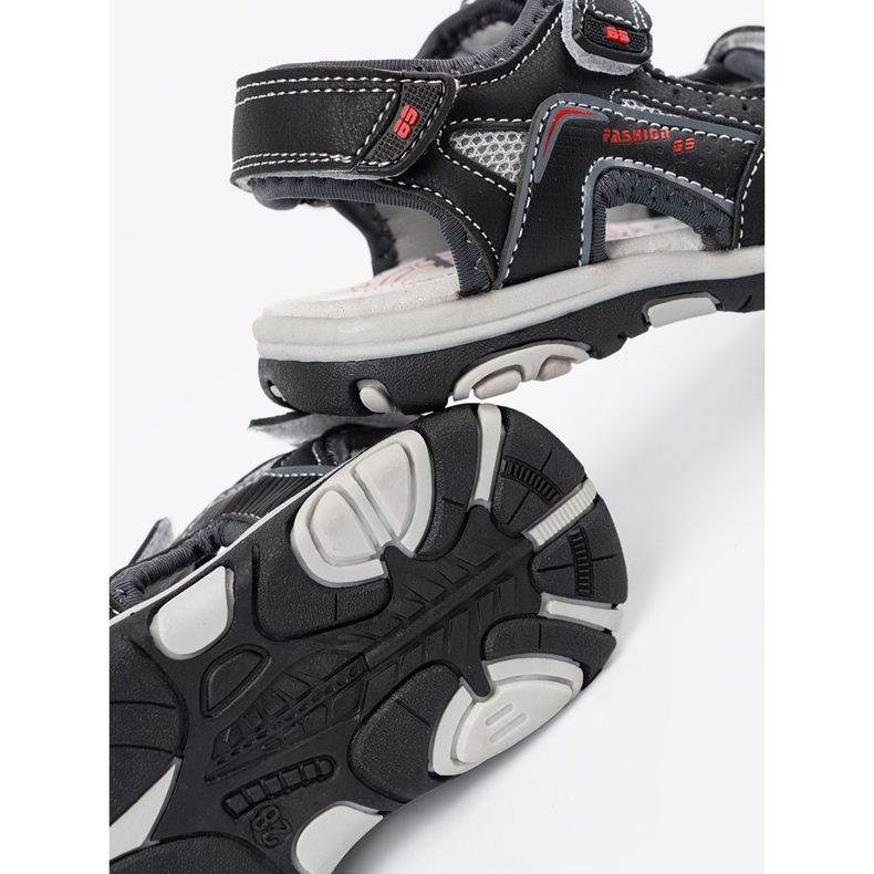 Shelvt Svarta pojkar sandaler 1