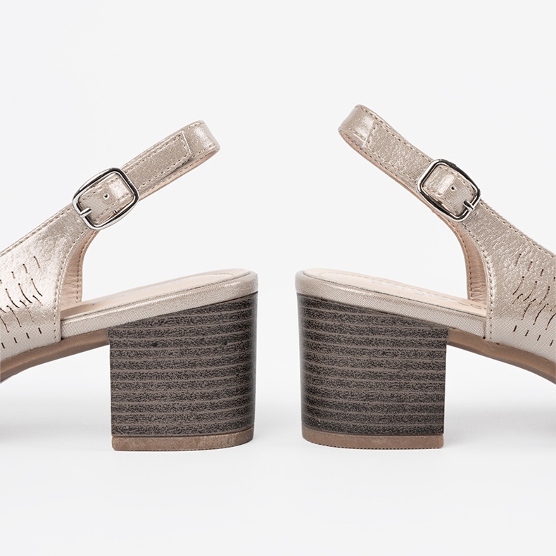 Sergio Leone Låghöjda gyllene sandaler 1