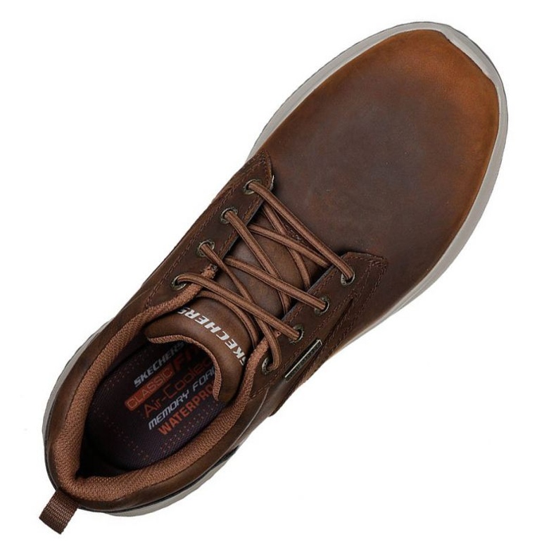 Skechers Delson Antigo 65693-cdb skor brun 1