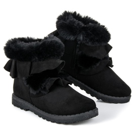 Seastar Svarta stövlar med volang 1