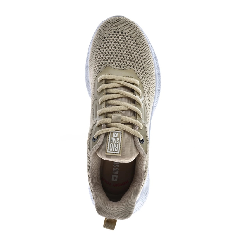 Sneakers kvinnors skor Big Star LL274294 Beige 2