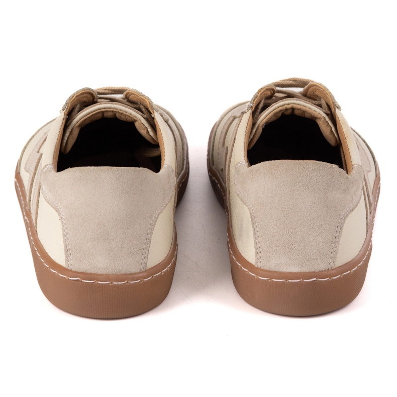 Barfota kvinnors läderskor olivier eliza beige 2