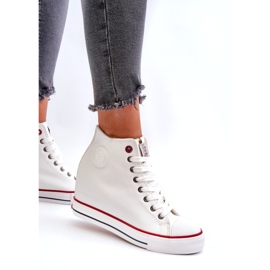 Wedge Sneakers för kvinnor Cross Jeans NN2R4004 Vit 3