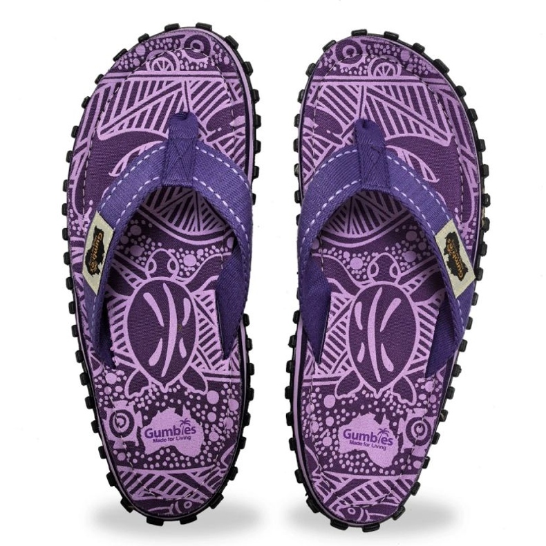 Japanese Gumbies Islander flip-flops unisex Purple Signature GU-FFISL151 purpur 1