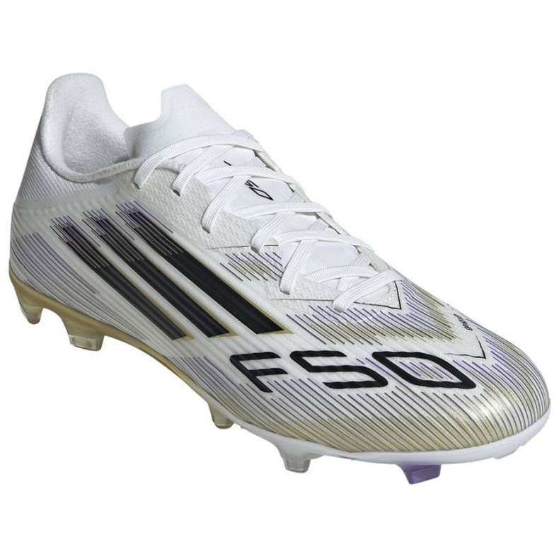 Adidas f50 liga fg/mg ji0005 fotbollsskor vit 1