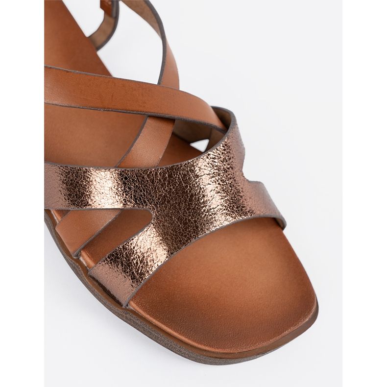 Platta bruna sandaler Sergio Leone 1