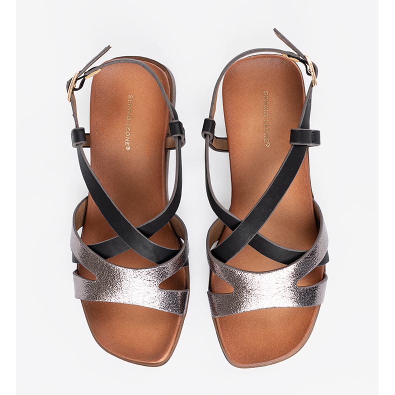 Sergio Leone kvinnors svarta sandaler 1