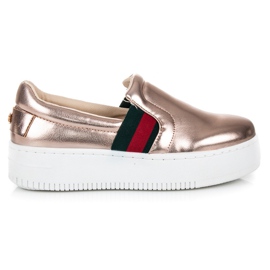 Kylie Slipons på plattformen rosa 2