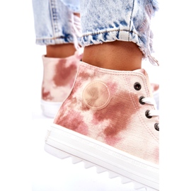 Damsneakers Big Star LL274048 Beige-Rosa 2