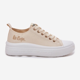 Kvinnors sneakers på plattformen Lee Cooper LCW-24-44-2464L Beige 8