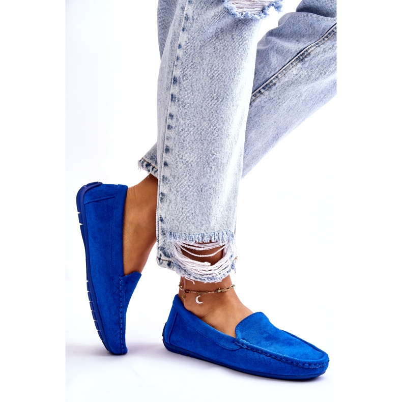 Evento Mocka Loafers damer Blå Morreno 4