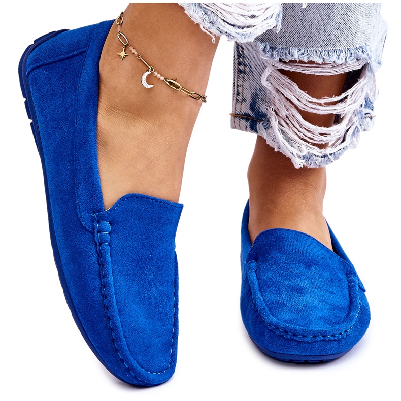 Evento Mocka Loafers damer Blå Morreno 5