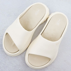 Kvinnors tofflor Big Star RR274A579 Beige 2