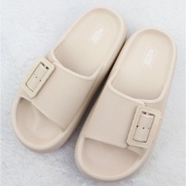 Kvinnors tofflor Big Star RR274A582 Beige 1