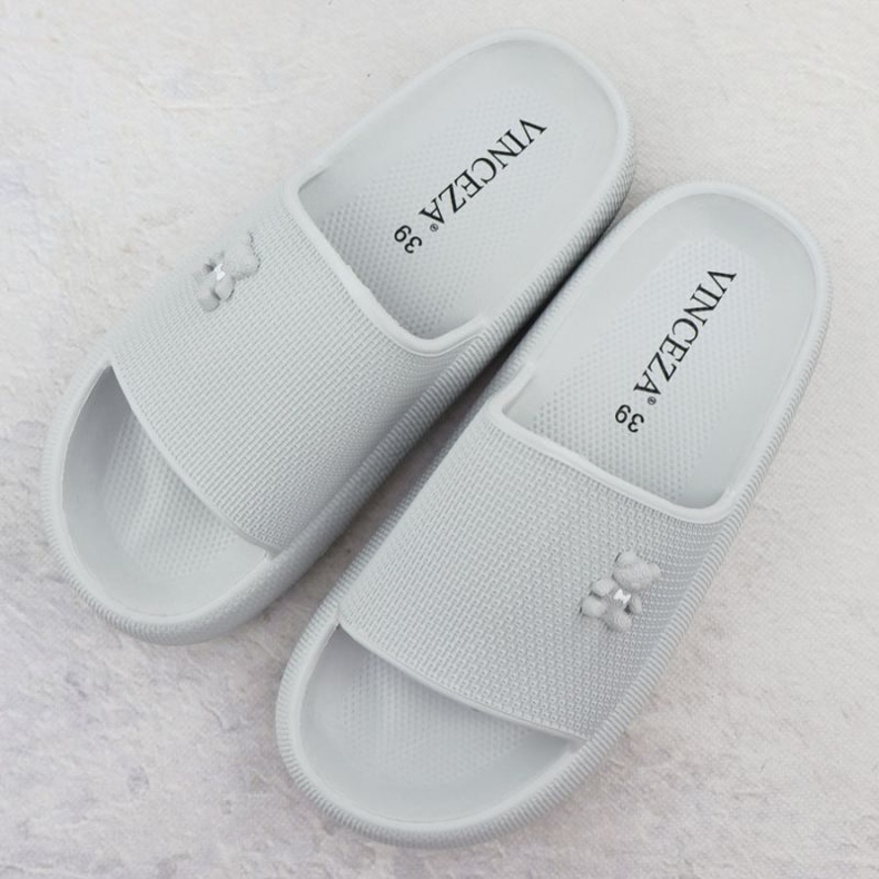 Kvinnors skumfloppar Vinceza 75210 grå 1