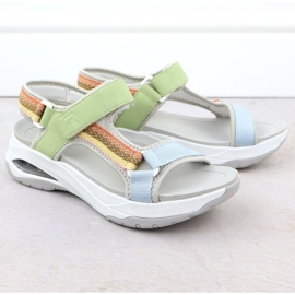 Kvinnors Rieker 3151-90 Sandaler blå 2