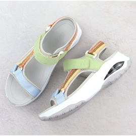 Kvinnors Rieker 3151-90 Sandaler blå 3