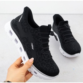 Kvinnors sportskor Rieker M6066-01 svart 1