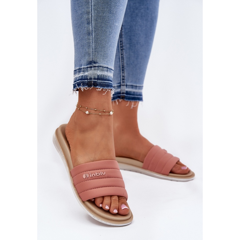 Kvinnors inblu SF000003 flip flops rosa 2