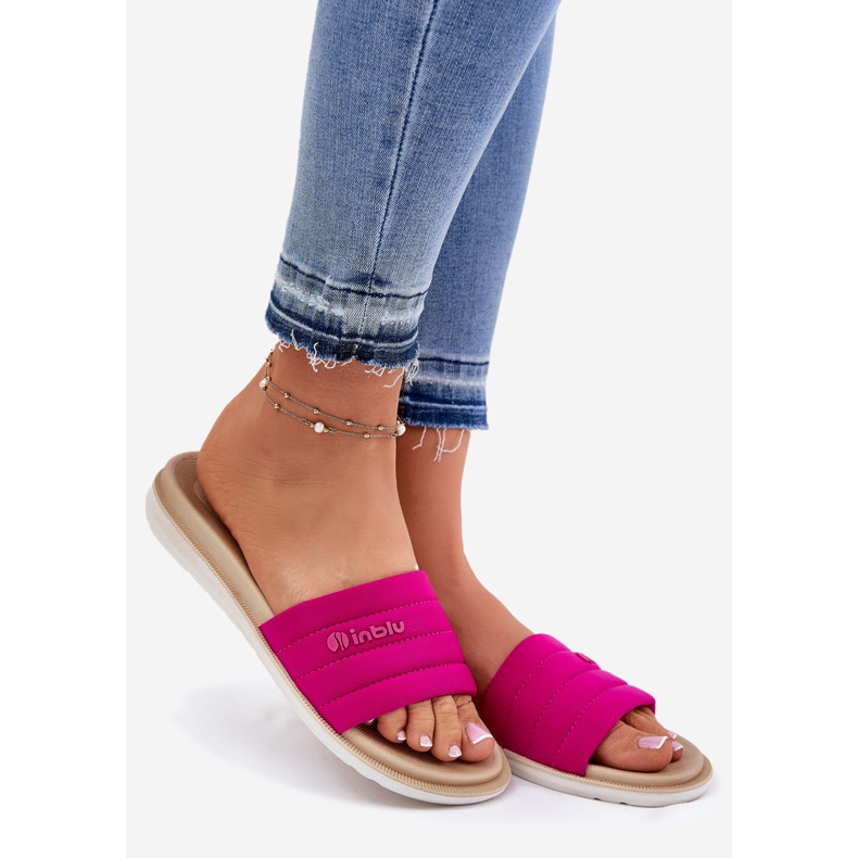 Kvinnors inblu SF000003 flip flops rosa 1