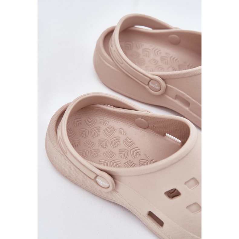 Lemigo 806 Beige Foam Flops 2