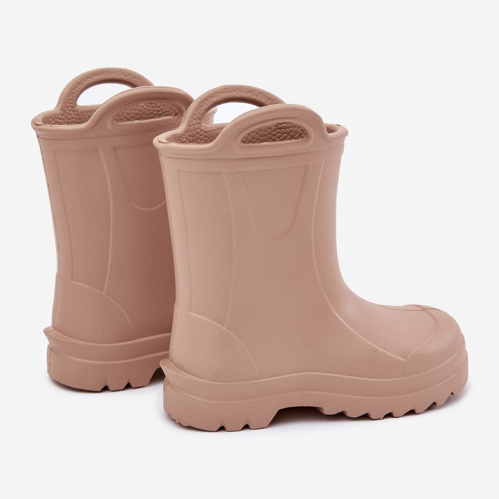 Barns galoshes av lemigo doggy 735 beige 1