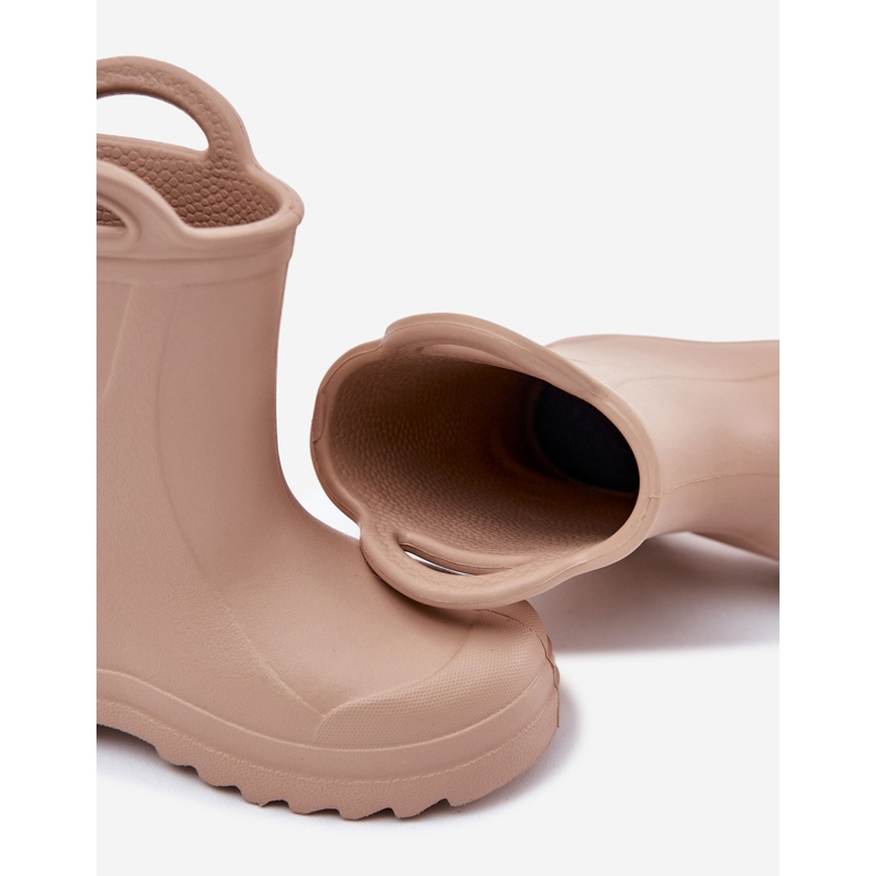 Barns galoshes av lemigo doggy 735 beige 2